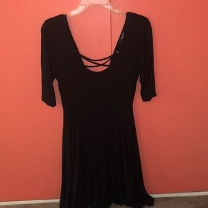 Short black dress